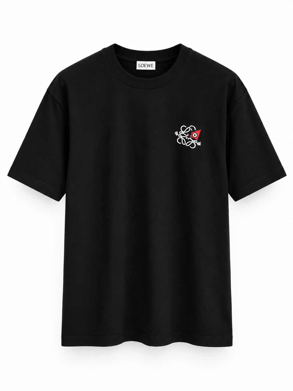 LOEWE Anagram Detail T-Shirt – Black