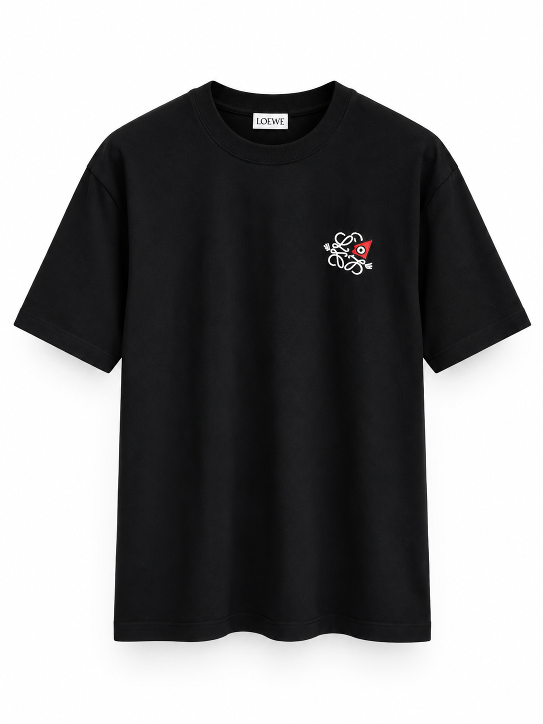 LOEWE Anagram Detail T-Shirt – Black