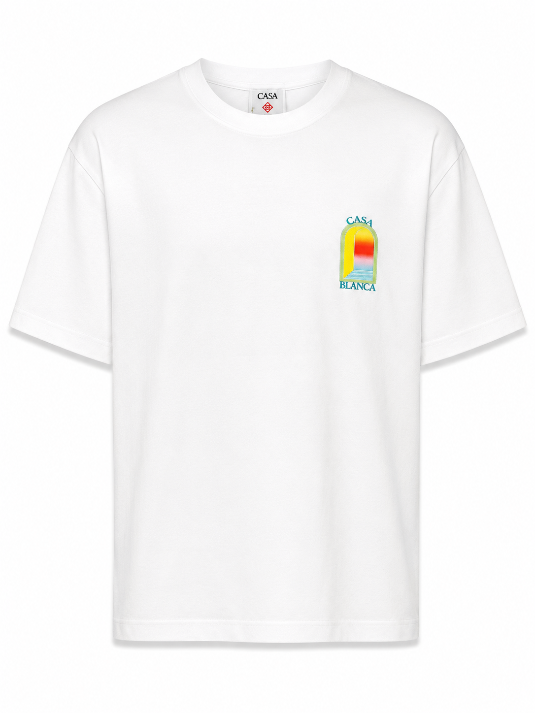 Casablanca Arch Logo T-Shirt – White