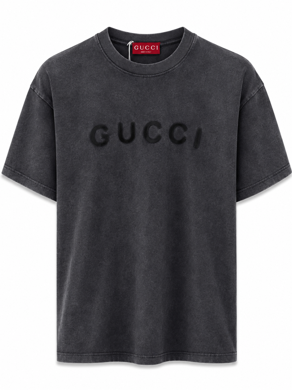Gucci Washed Logo T-Shirt – Charcoal