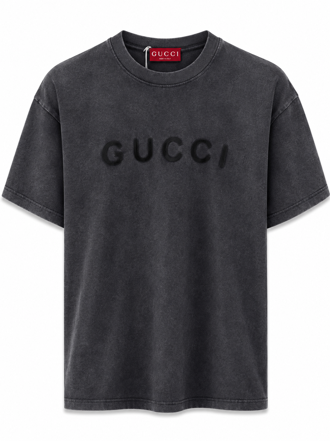 Gucci Washed Logo T-Shirt – Charcoal