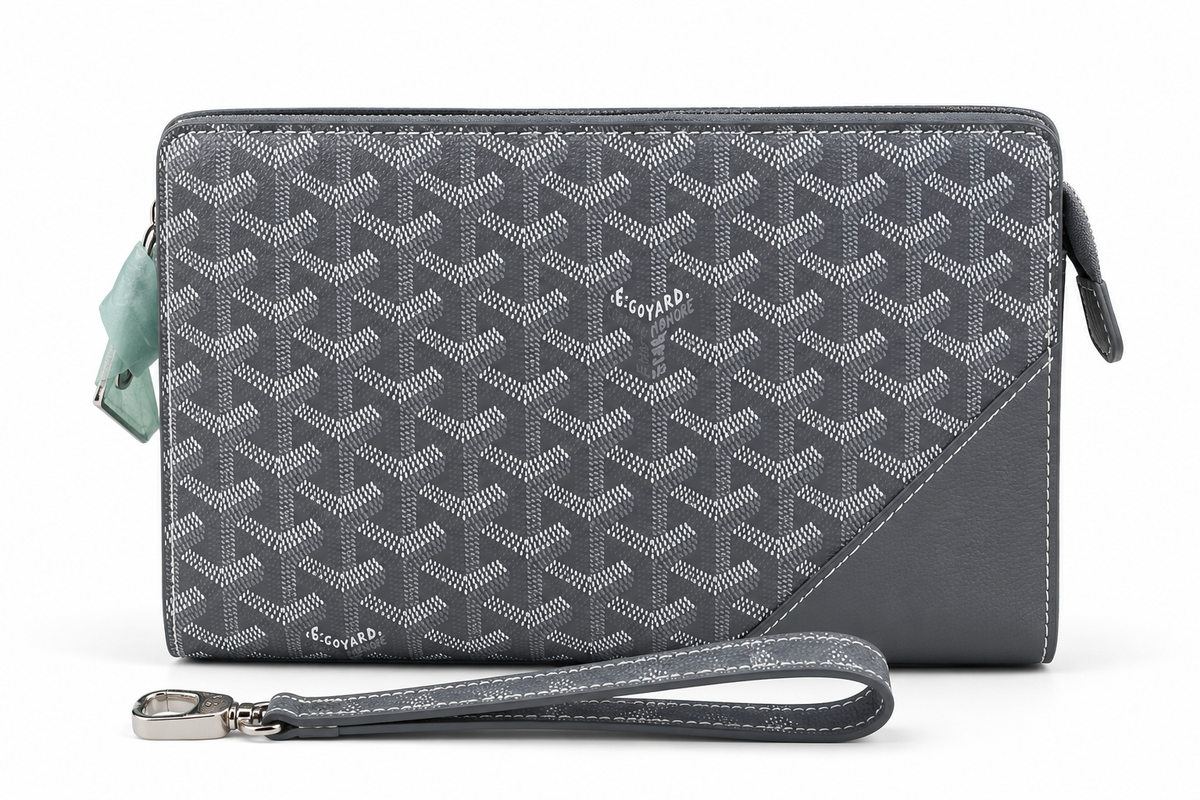 Goyard Senat MM Pouch – Grey