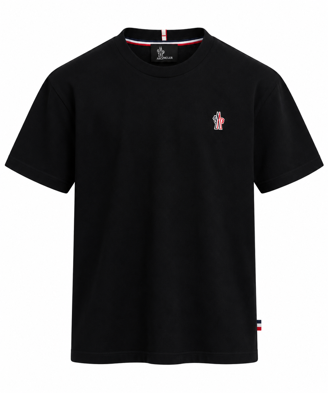 Moncler Logo Patch T-Shirt – Black