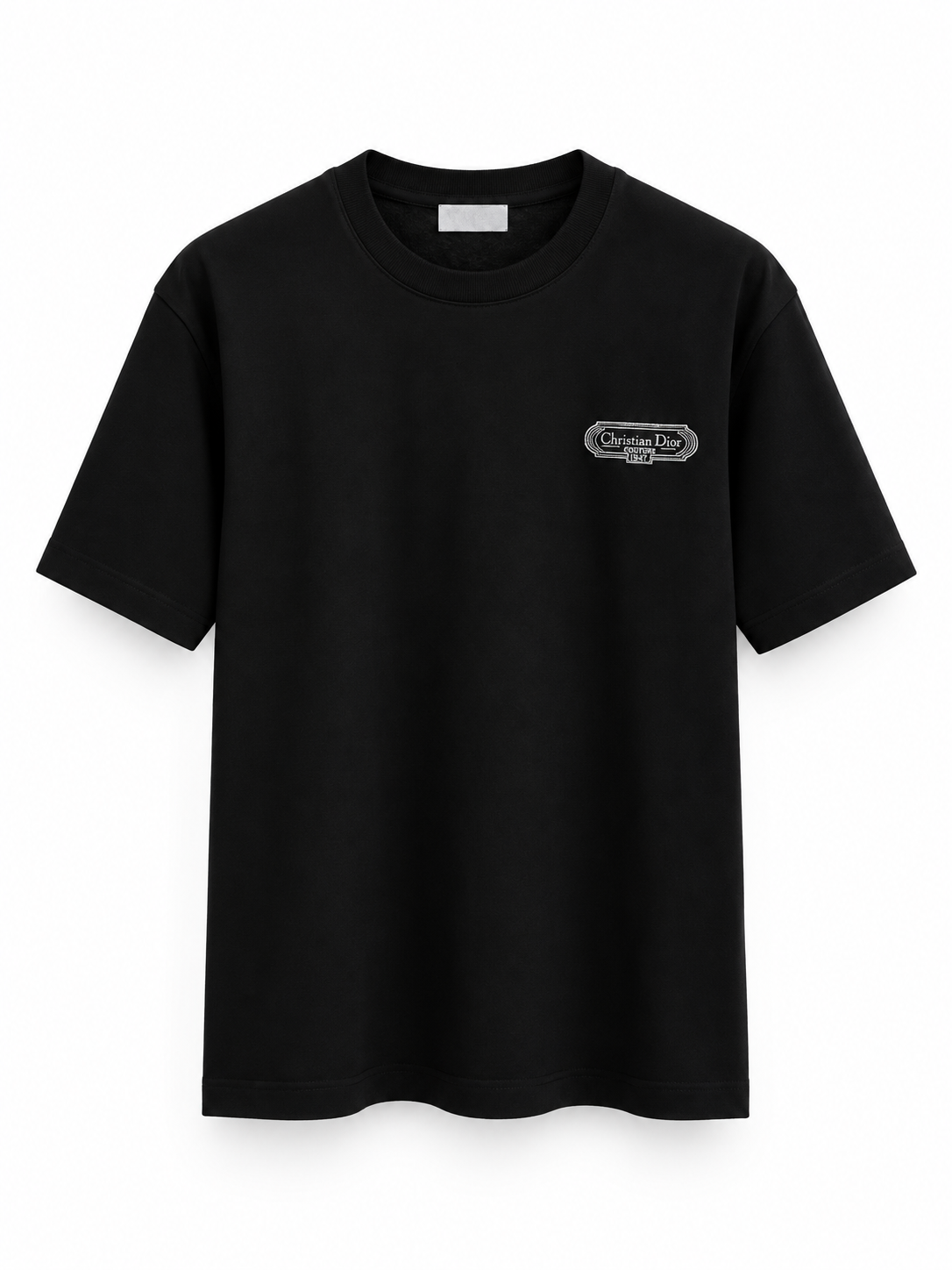 CHRISTIAN DIOR Couture Logo T-Shirt – Black