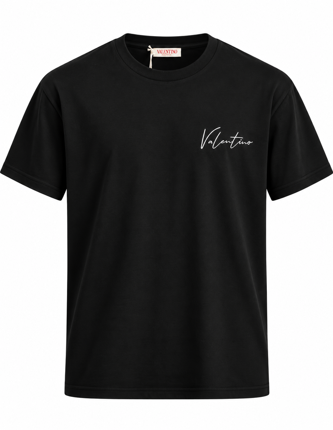 Valentino Signature Logo T-Shirt – Black