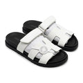Hermès Chypre Sandals – White & Black
