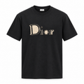 Dior Embellished Logo T-Shirt – Black & Cream
