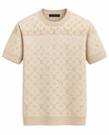 Louis Vuitton Monogram Knit T-Shirt – Cream & Beige