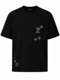 Louis Vuitton Crystal Monogram T-Shirt – Black