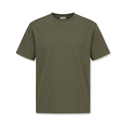 Dior CD Icon T-Shirt – dark olive