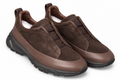 Zegna Suede & Leather Trail Sneakers – Dark Brown
