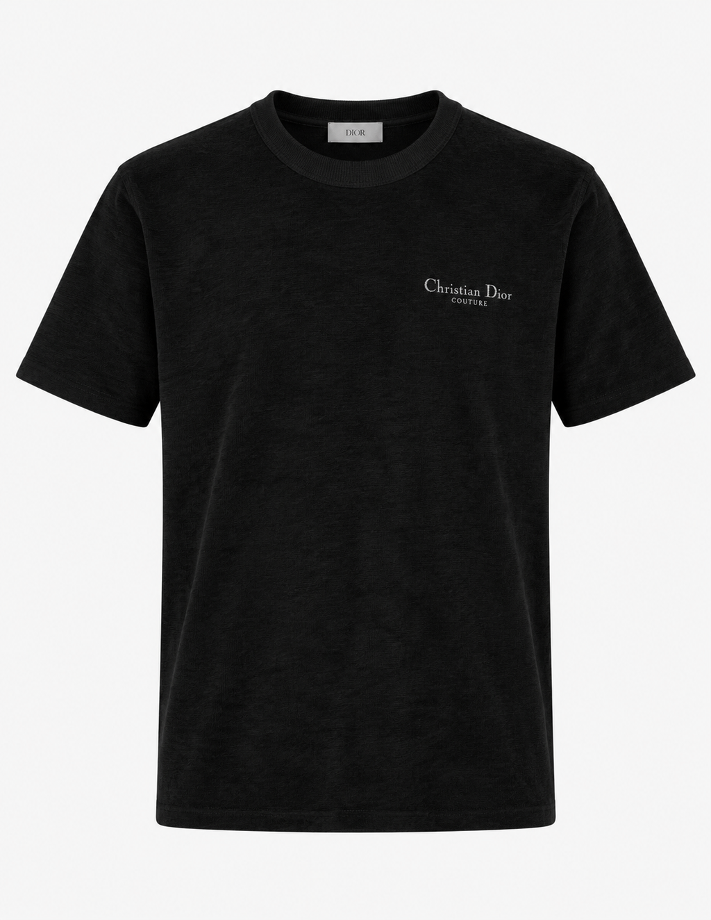 Dior Christian Dior Couture Textured T-Shirt – Black