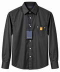 Louis Vuitton LV Monogram Pocket Long Sleeve Shirt – Charcoal Black