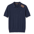 Loro Piana Vertical Rib Knit Polo – Navy Blue