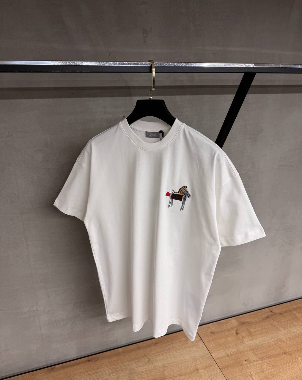 Dior Equestrian Embroidered T-Shirt – White