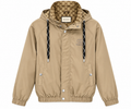 Gucci GG Monogram Hooded Bomber Jacket – Beige
