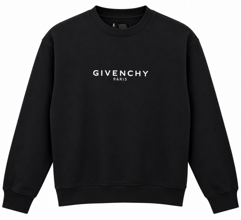 Givenchy Black Logo Crewneck Sweatshirt