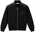 Loro Piana Ribbed Zip-Up Jacket – Black