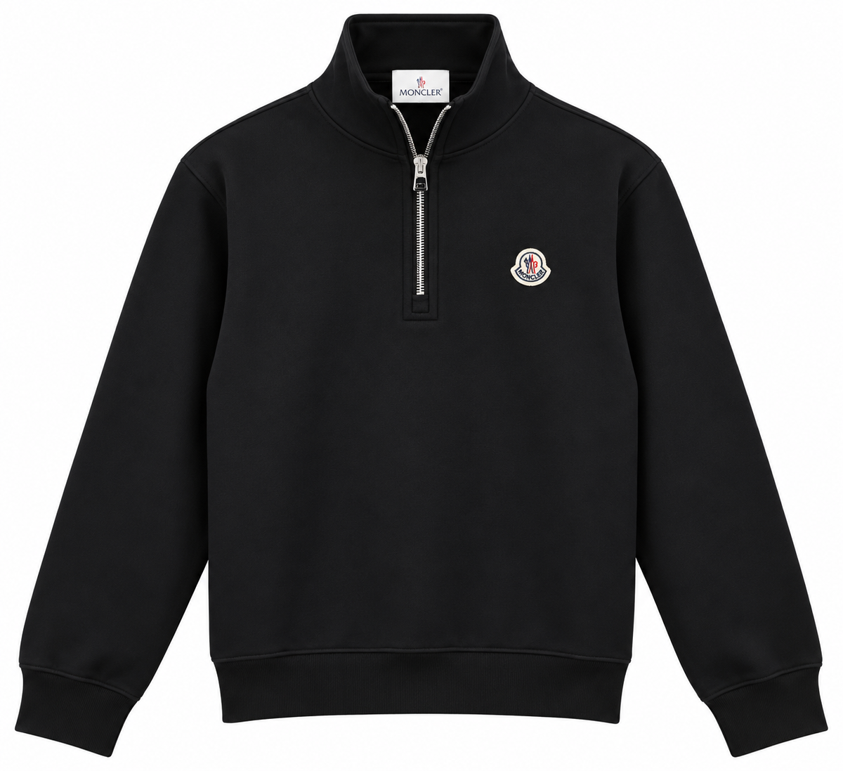 Moncler Half-Zip Sweatshirt – Black
