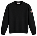 Moncler Logo Patch Knit Sweater – Black
