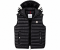 Moncler Hooded Quilted Puffer Vest – Black