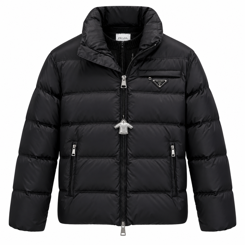 Prada Black Quilted Puffer Jacket