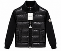 Moncler Hybrid Knit Sleeve Puffer Jacket – Black