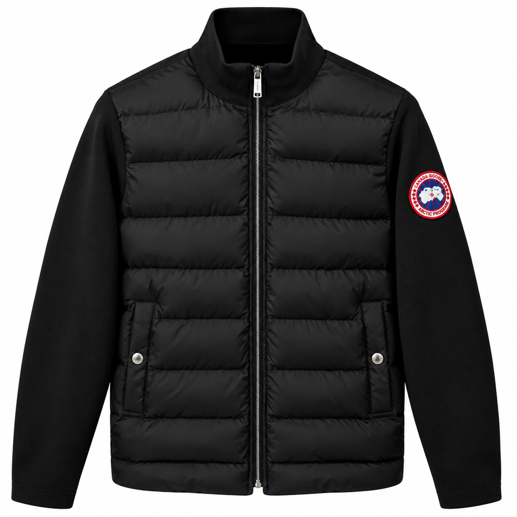 Canada Goose Hybrid Puffer Jacket – Black