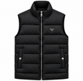 Prada Quilted Puffer Vest – Black