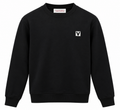 Valentino V Logo Crewneck Sweatshirt – Black