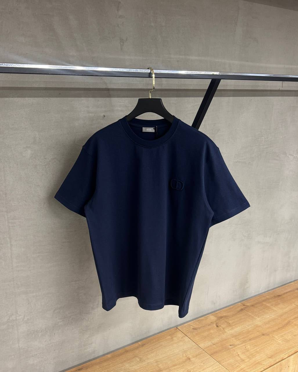 Dior CD Icon T-Shirt – Navy Blue