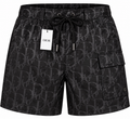 Dior Oblique Cargo Swim Shorts – Black