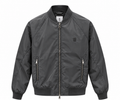 Charcoal Grey Lightweight Bomber Jacket