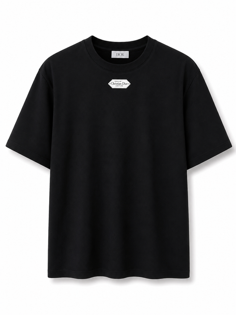 Dior Mini Badge T-Shirt – Black