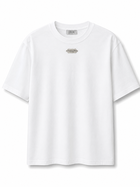 Dior Mini Badge T-Shirt – White