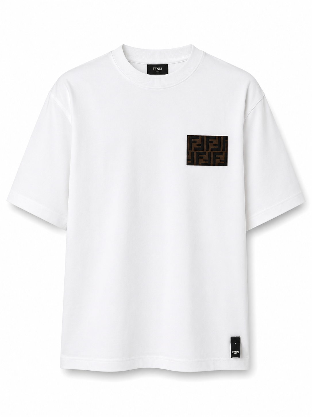 Fendi FF Patch T-Shirt – White
