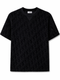 Dior Oblique Textured T-Shirt – Black