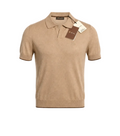 Loro Piana Knitted Polo Shirt – Beige