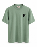 HERMÈS H Logo Cotton T-Shirt – Sage Green