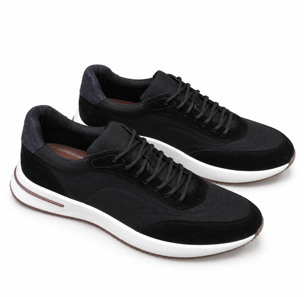 Loro Piana Casual Sneakers – Black & White