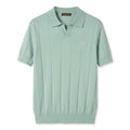 Loro Piana Vertical Rib Knit Polo – Mint Green