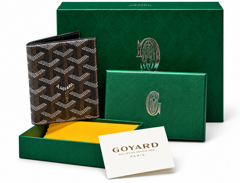 Goyard Victoire Bifold Wallet – Black & Brown