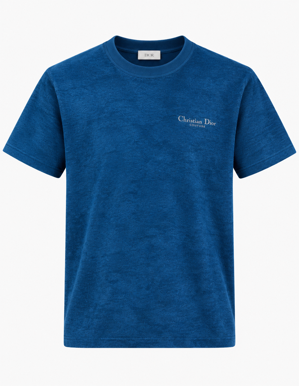 Dior Christian Dior Couture Textured T-Shirt – blue
