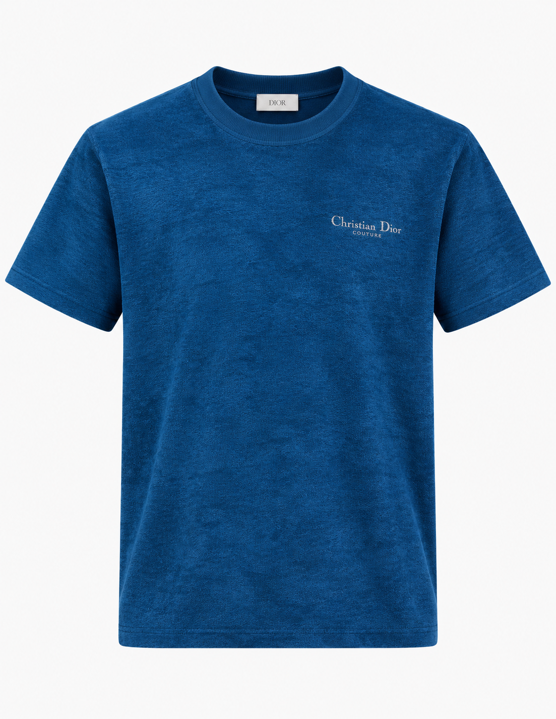 Dior Christian Dior Couture Textured T-Shirt – blue