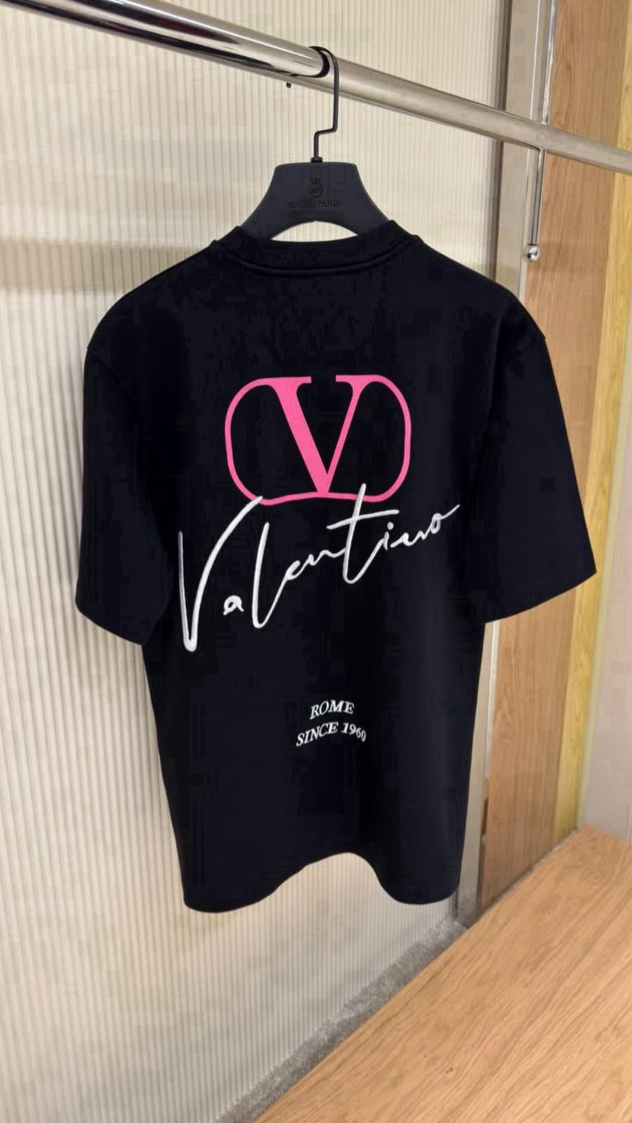 Valentino Signature Logo T-Shirt – Black
