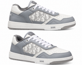 Dior B27 Oblique Low-Top Sneakers – Grey & White