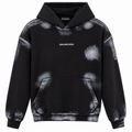 Balenciaga Black Distressed Oversized Hoodie