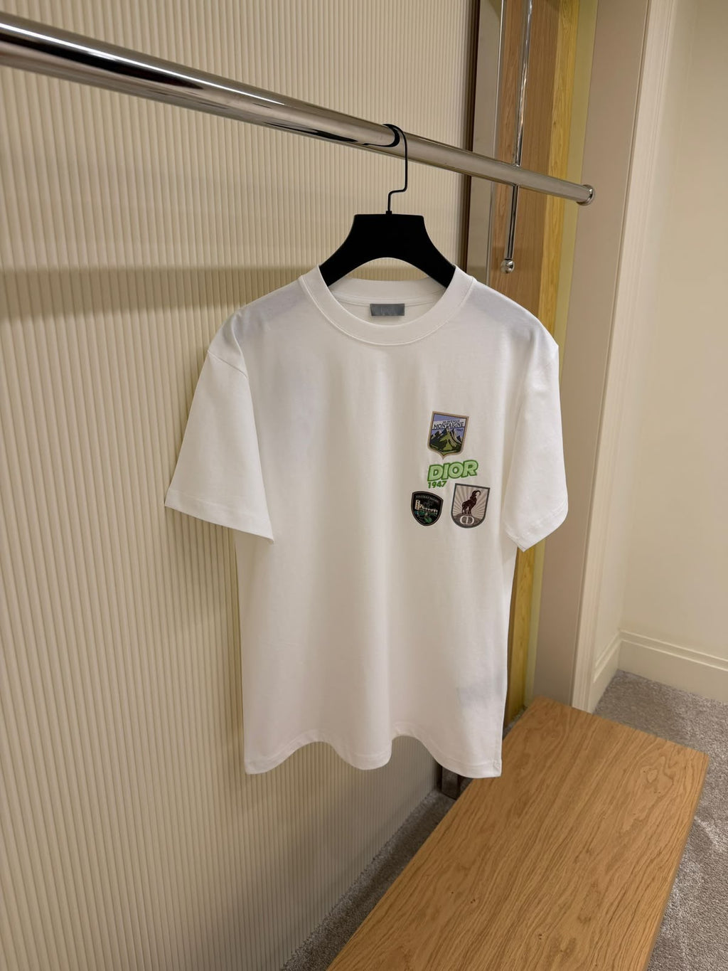 Dior 1947 Patch T-Shirt – White