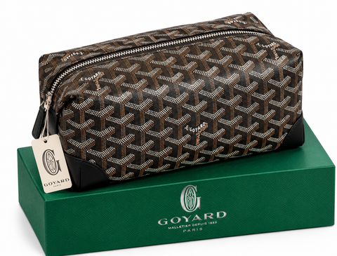 Goyard Senat Toiletry Pouch – Black & Brown