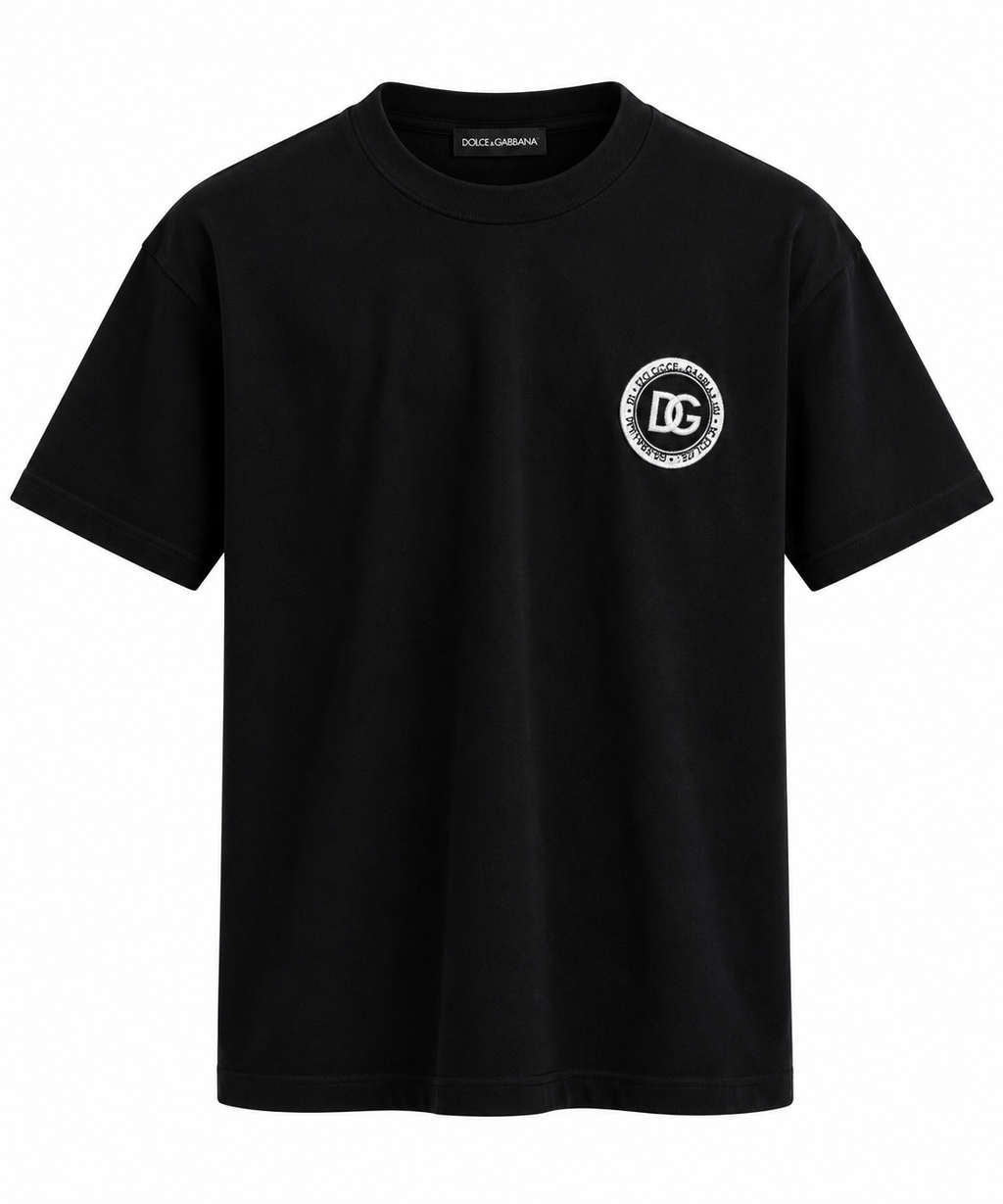 Dolce & Gabbana DG Emblem T-Shirt – Black
